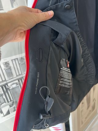 Giubbotto da sci Kjus bianco e rosso