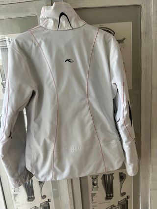 Giubbotto da sci Kjus bianco e rosso