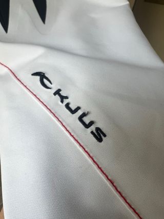 Giubbotto da sci Kjus bianco e rosso