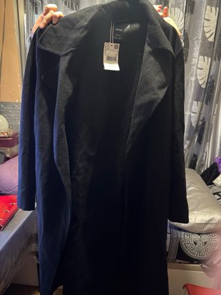 Abrigo paño Mango mujer talla L