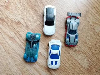 4 Coches Hot Wheels