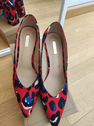Zapatos tacón Print colores