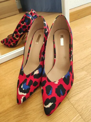 Zapatos tacón Print colores