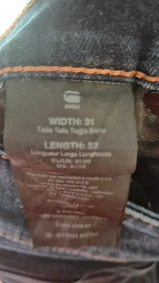 G-Star Raw Jeans Talla 31/30 Azul