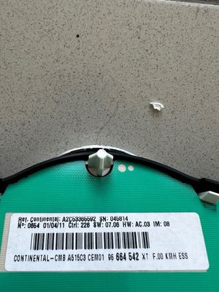 Painel Instrumentos Citroen DS3 A2C53393142