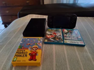 Nintendo Wii U Nera + Giochi