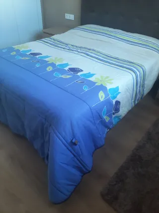 Edredón Reig Marti Azul y Blanco