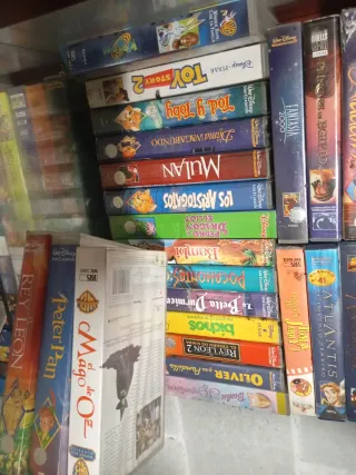 Lote VHS disney.