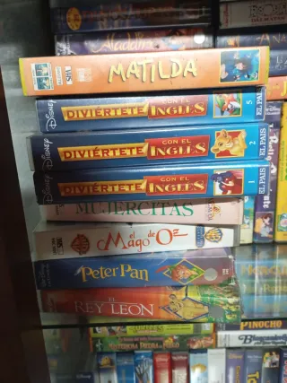 Lote VHS disney.