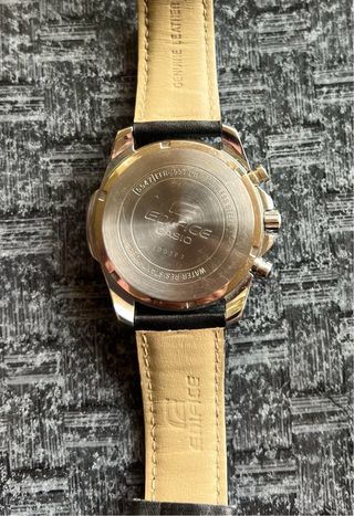 Reloj Casio Piel Negro y Azul