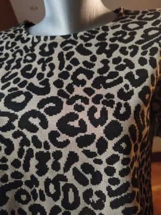 Vestido estampado animal print