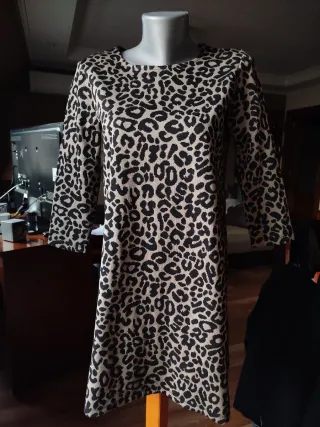 Vestido estampado animal print