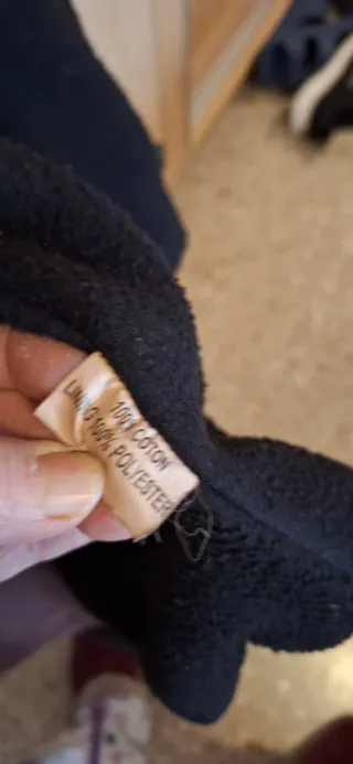 Chaquetón marrón y naranja