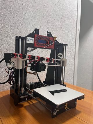 Impresora 3D Anet A8 Negra y Plateada
