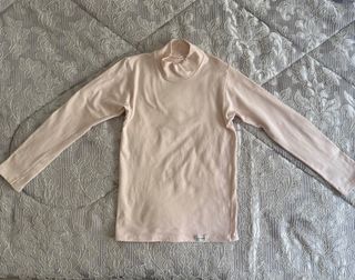 Maglia dolcevita manica lunga neutra   8/9 anni