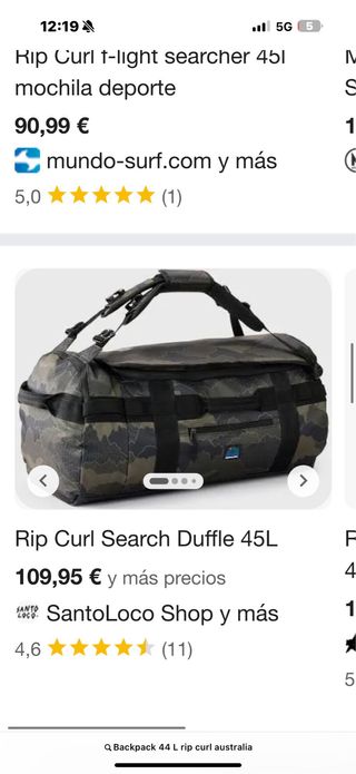 Mochila Rip Curl Duffle Camuflaje