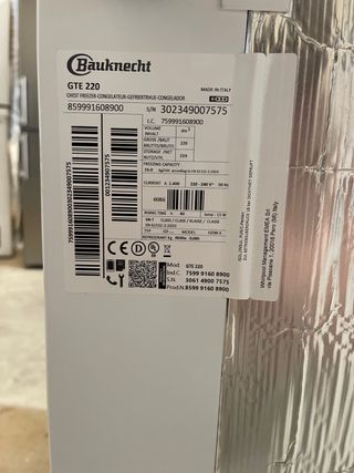 Congelador horizontal Bauknecht