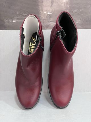 Botines Burdeos Piel Talla 38 nuevos