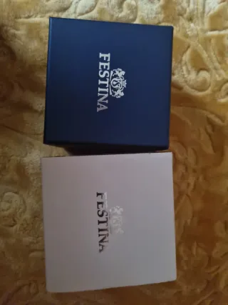 Reloj Festina Cronógrafo Azul y Plateado