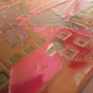 Piatto Natale Vetro Dipinto A Mano Vintage