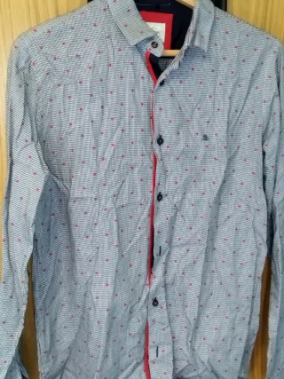 SINIGUAL Men's Long Sleeve Shirt 100 % Cotton M