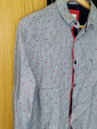 SINIGUAL Men's Long Sleeve Shirt 100 % Cotton M