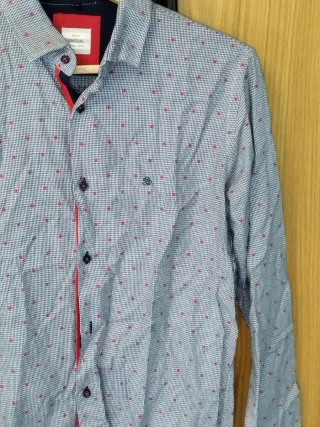 SINIGUAL Men's Long Sleeve Shirt 100 % Cotton M