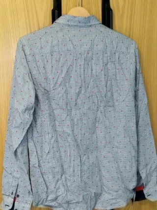 SINIGUAL Men's Long Sleeve Shirt 100 % Cotton M