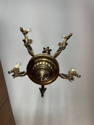 Lámpara de techo de bronce