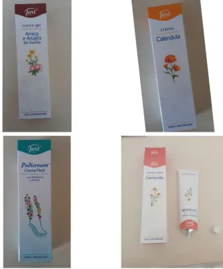 Set 4pz Creme Just Arnica Calendula Camomilla