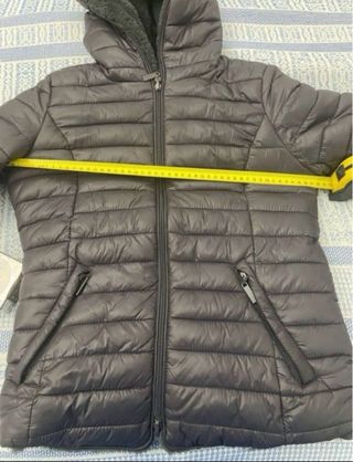 Chaqueta reversible piel y anorak