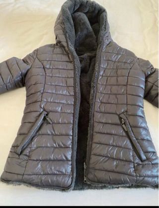 Chaqueta reversible piel y anorak