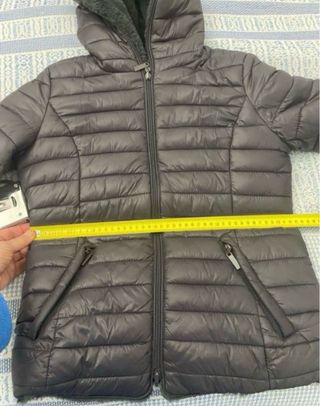 Chaqueta reversible piel y anorak