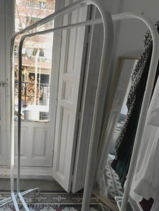 3 Appendiabiti Metallici Ikea Bianchi