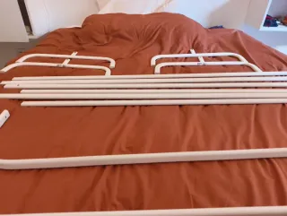 3 Appendiabiti Metallici Ikea Bianchi