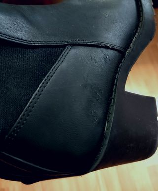 Stivaletti neri con tacco Divided numero 36