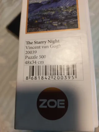 Puzzle 500 piezas La noche estrellada