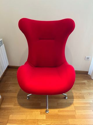Sillón Egg Rojo