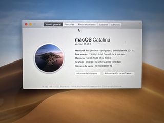 MacBook Pro 15 2013 Intel Core i7 16GB RAM