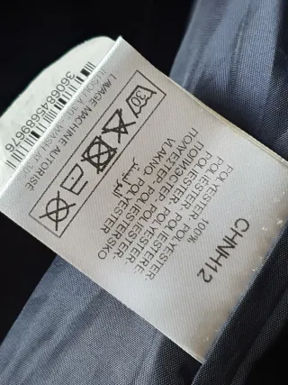 Abrigo AFNAF azul acolchado con capucha