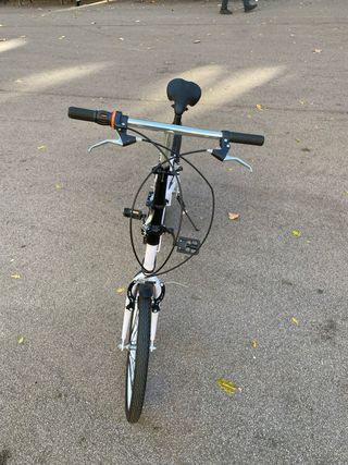 Bicicleta Plegable Paseo Blanca