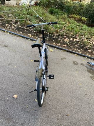 Bicicleta Plegable Paseo Blanca