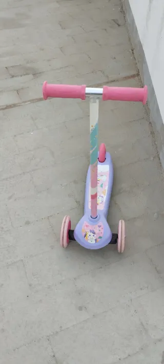 Patinete infantil 3 ruedas morado