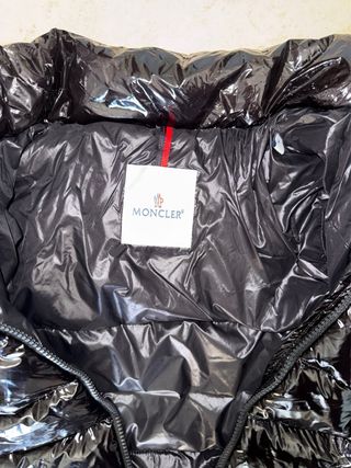 Moncler Giacca Donna Nero Lucido Vintage