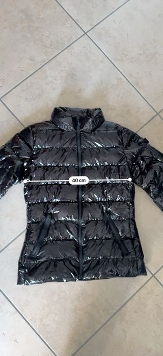 Moncler Giacca Donna Nero Lucido Vintage