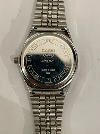 Reloj Casio Vintage Azul y Plateado