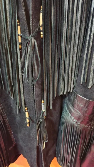 Chaqueta Indian Talla XL Flecos, 2 tipos de piel