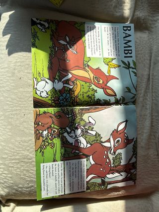 Dos libros bilingües: Bambi y Gulliver inglés/esp