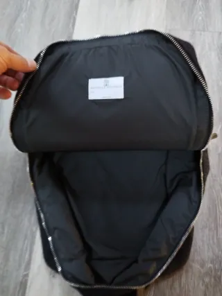 Zaino Lana Brunello Cucinelli Grigio