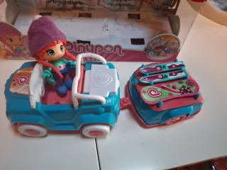 Pinypon Coche Nieve Muñeca Trineo